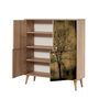Hanah Home Multilux - 729 Armario Multiusos Roble Sonoma